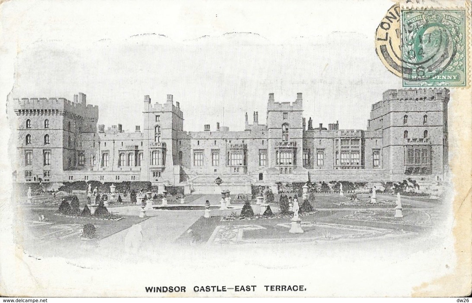 Windsor Castle East Terrace - Published By W. Straker - Windsor Castle