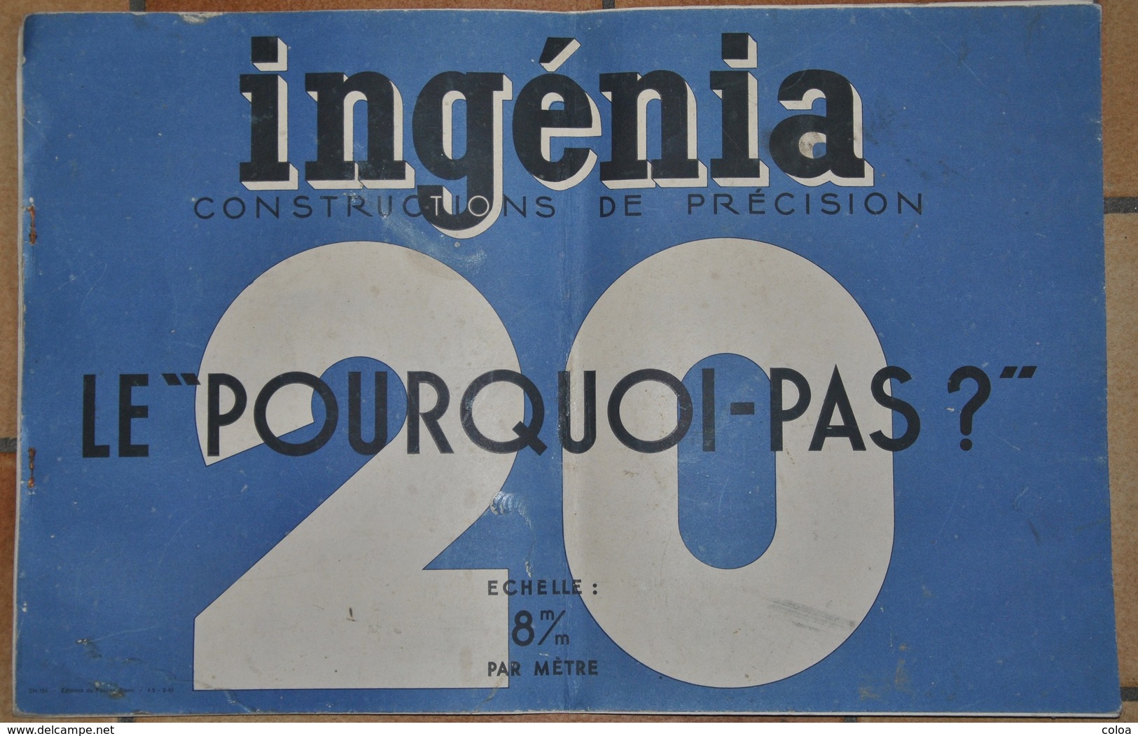 INGENIA Decoupage Maquette Carton Voilier Le Pourquoi-Pas De Charcot - Non Classés