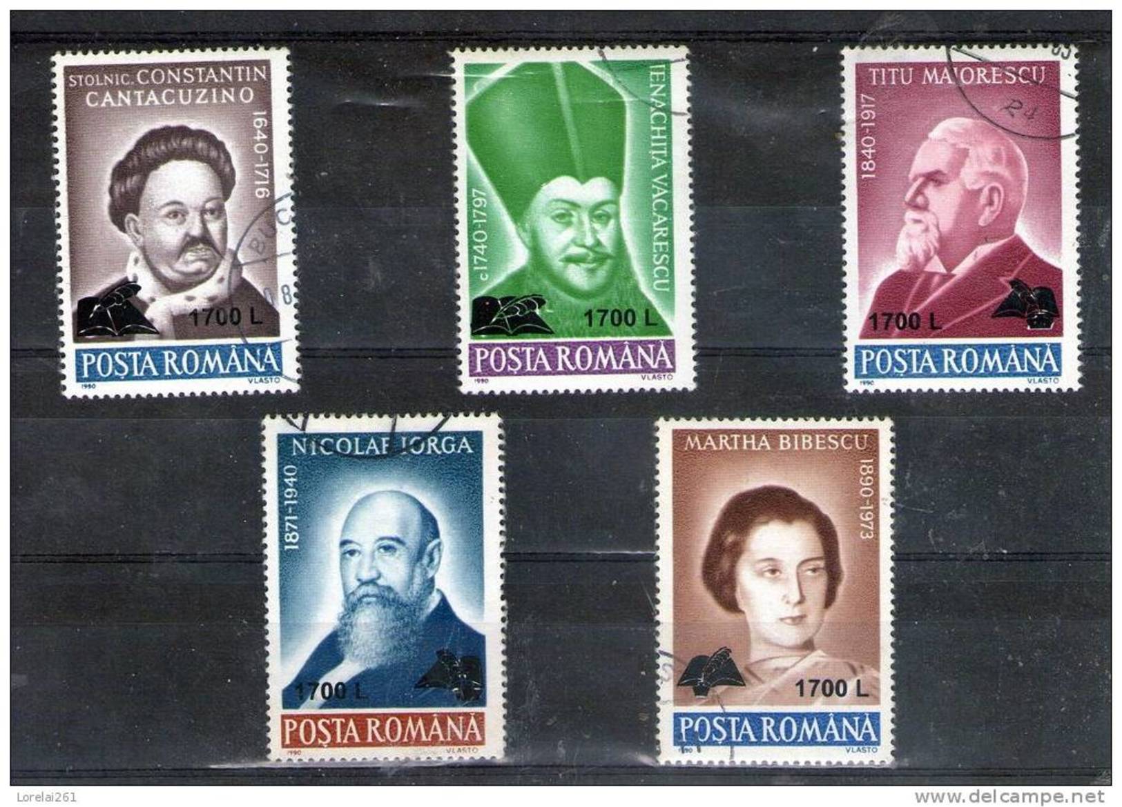 2000 - Serie Courante / Personnalites Mi No 5473/5477 Et Yv No 4591/4595 - Used Stamps