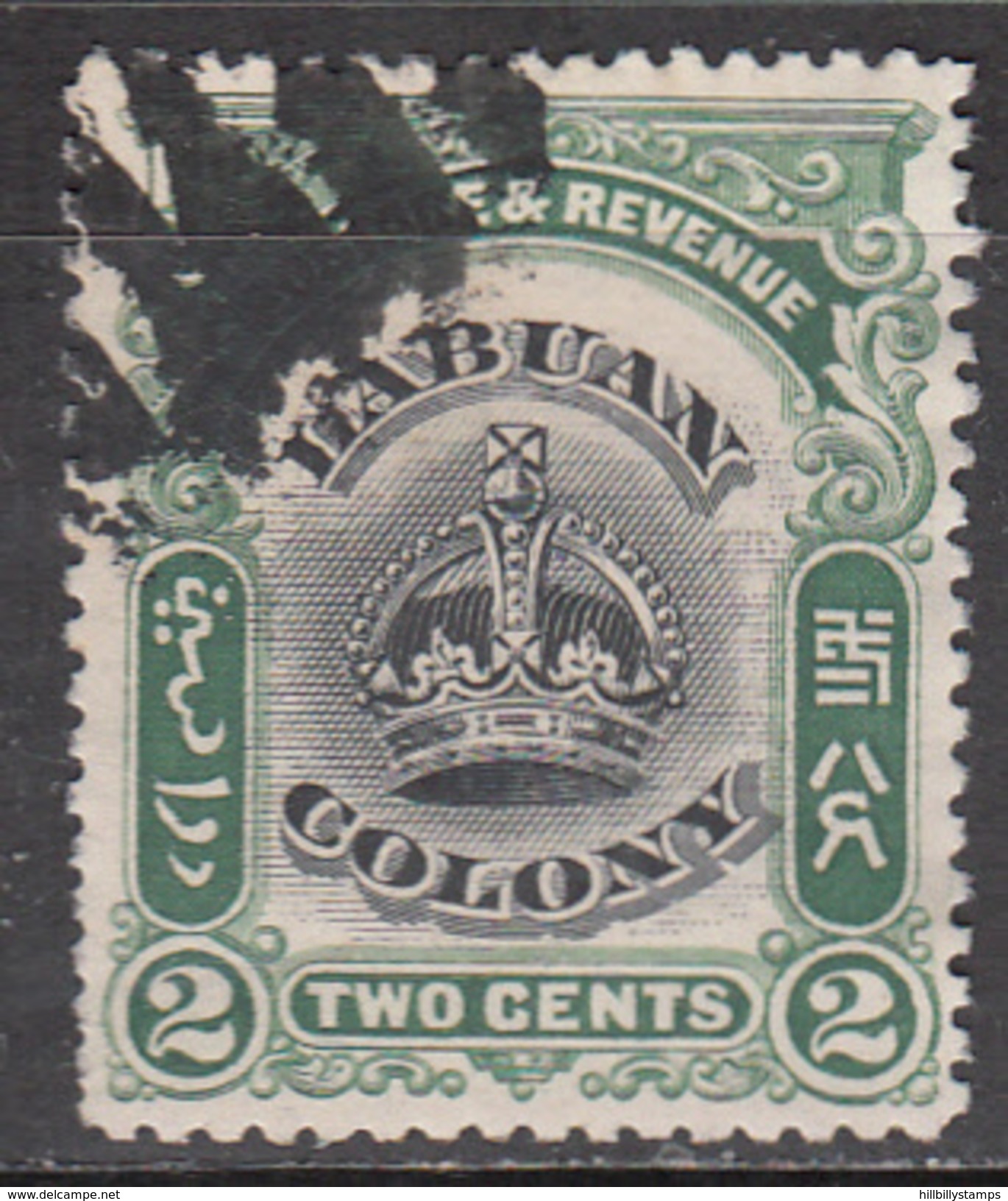 LABUAN     SCOTT NO. 100    USED     YEAR  1902 - Andere & Zonder Classificatie