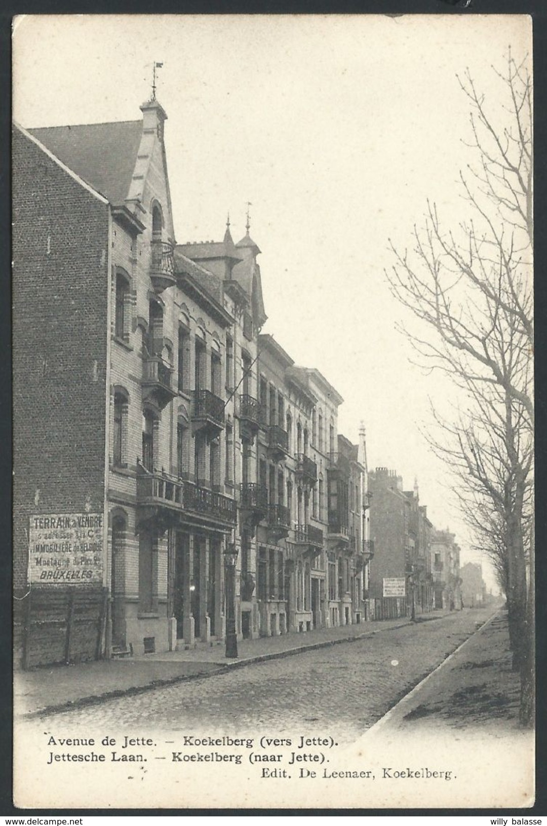 CPA  KOEKELBERG   Avenue De Jette (vers Jette) - Koekelberg