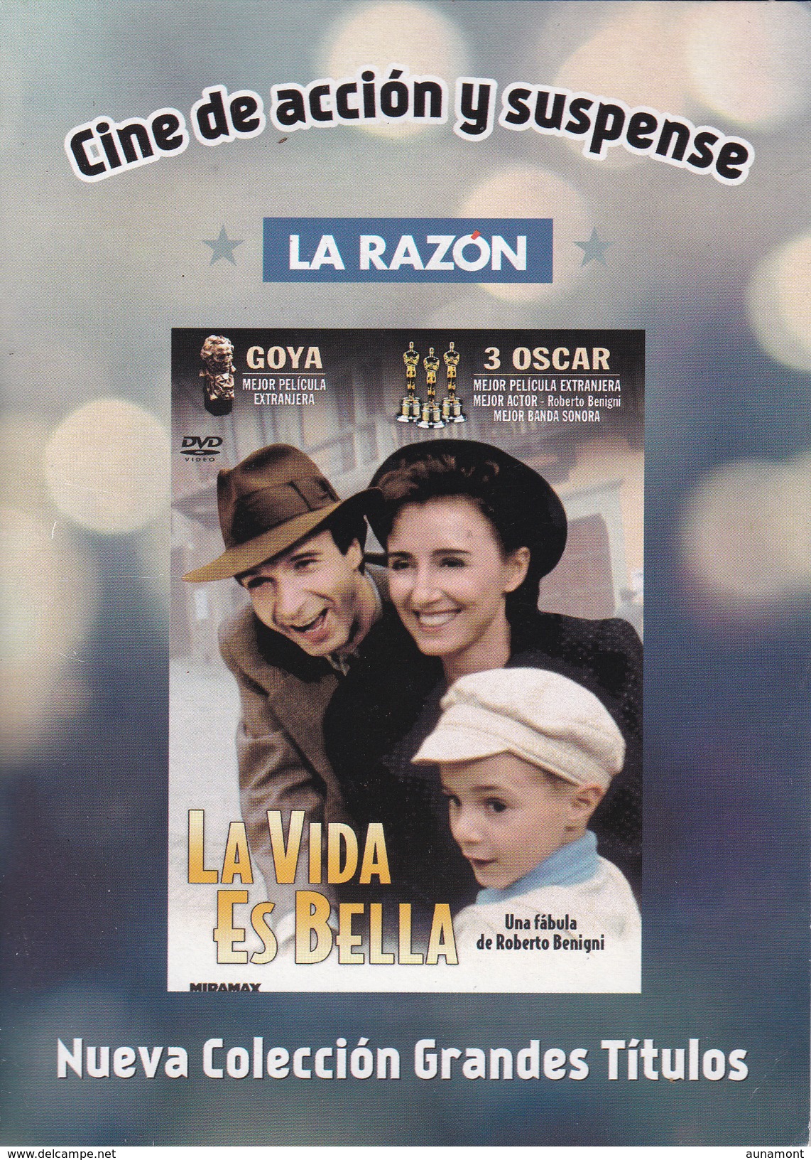 Español--Cine Accion Y Suspense--La Vida Es Bella--de Roberto Benigni--3 OSCAR - Konvolute