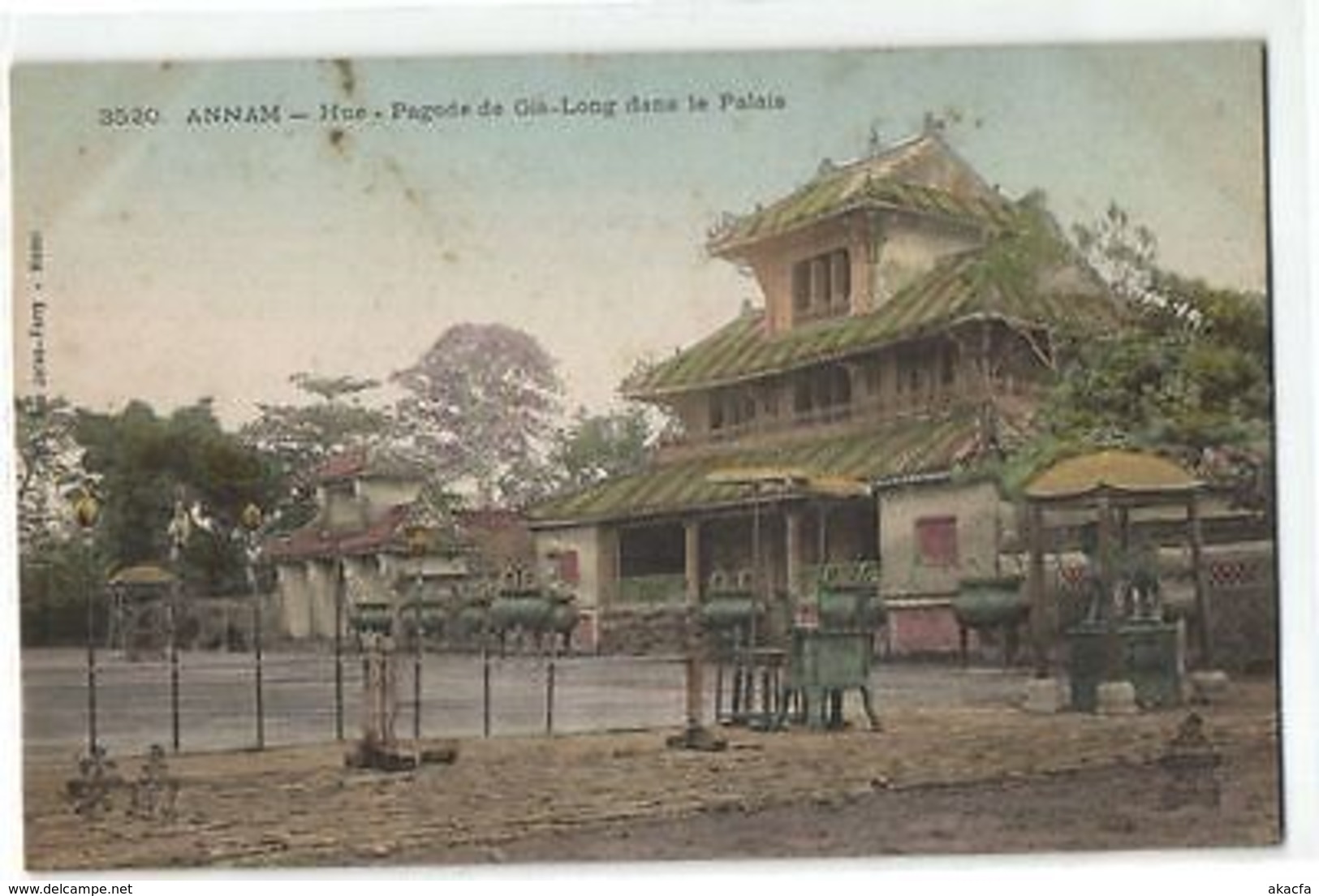 CPA Vietnam Indochine Annam Hué Pagode De Gia-Long Dans Le Palais (36181) - Viêt-Nam