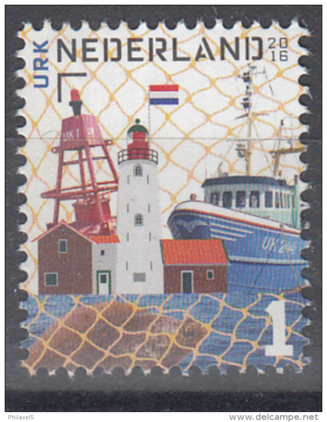 Nederland - Uitgiftedatum 1 Februari 2016 - Mooi Nederland 2016 - Vissersplaatsen - Urk - Schepen - MNH/postfris - Ongebruikt