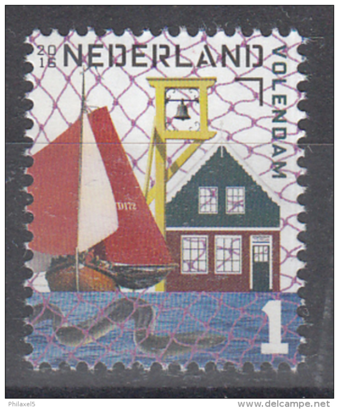 Nederland - Uitgiftedatum 1 Februari 2016 - Mooi Nederland 2016 - Vissersplaatsen - Volendam - Schepen - MNH/postfris - Ongebruikt