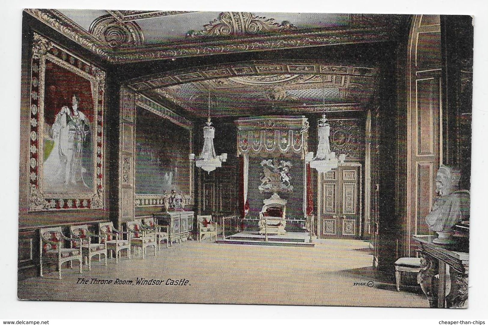 Windsor Castle - Throne Room - Valentine 3306x - Windsor