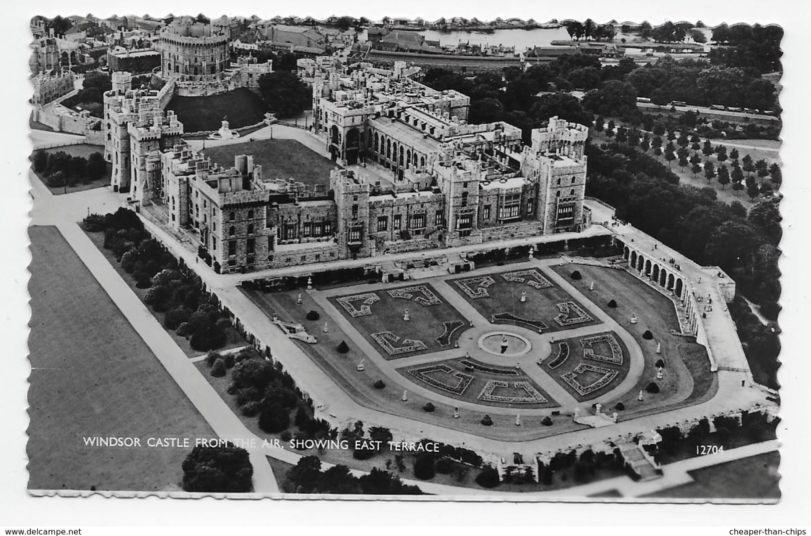 Windsor Castle - Aerial View Showing East Terrace - Salmon 12704 - Windsor