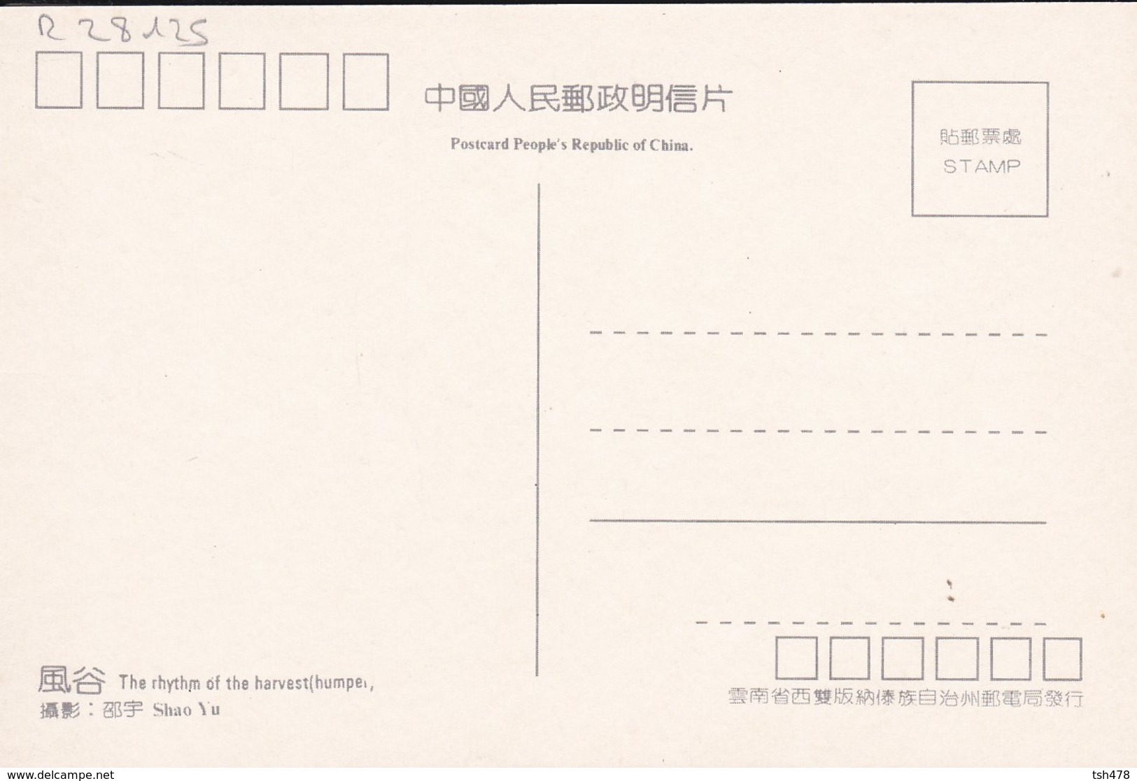 ASIE--CHINE-CHINA--the Rhythm Of The Harvest--shao Yu--voir 2 Scans - Chine