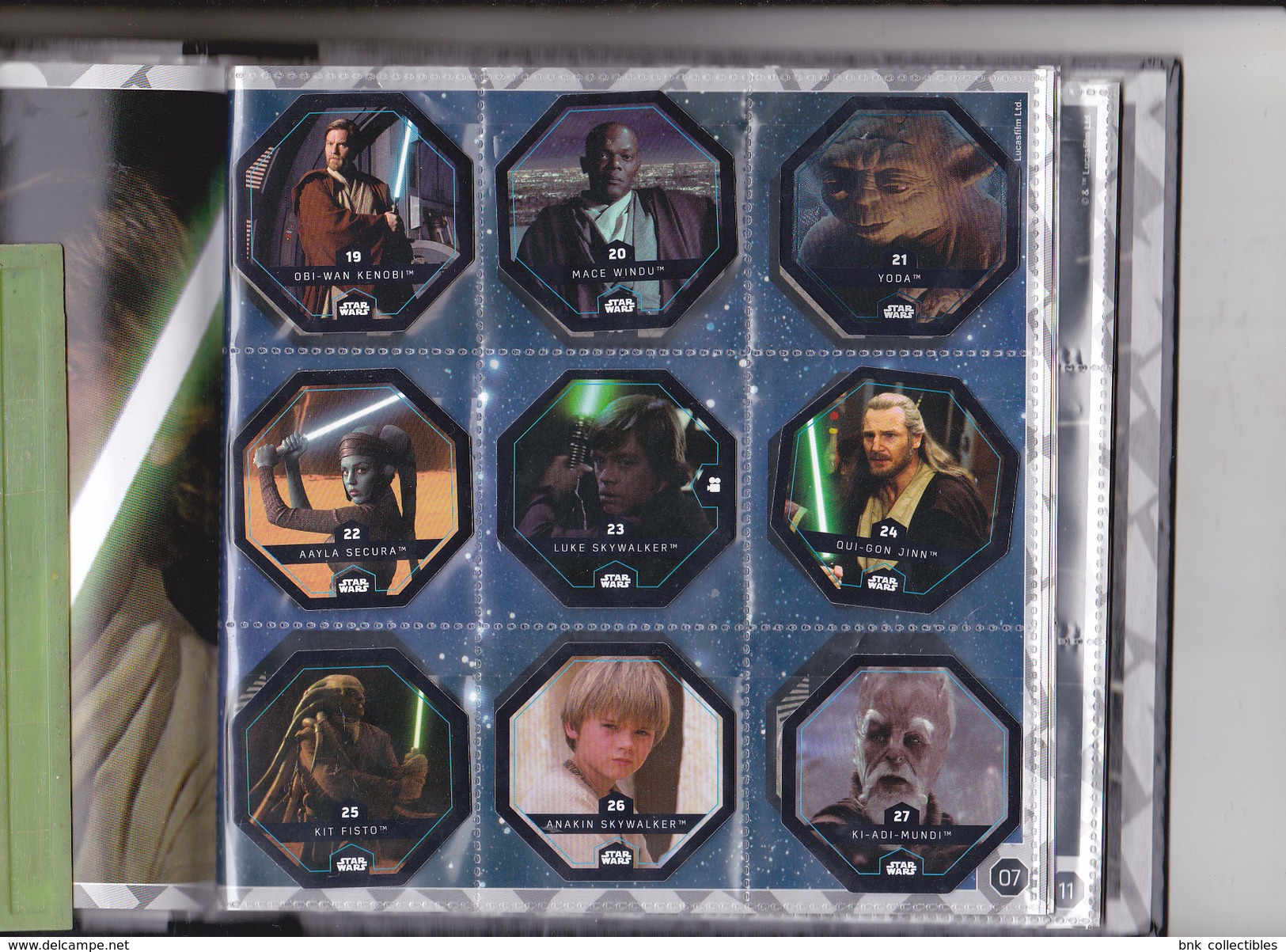 Romania Star Wars Collection Counters Full Set 72 Pcs W.shells - Holder Included - Star Wars