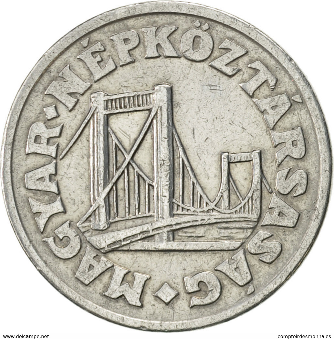 Monnaie, Hongrie, 50 Fillér, 1967, Budapest, TTB+, Aluminium, KM:574 - Hongrie