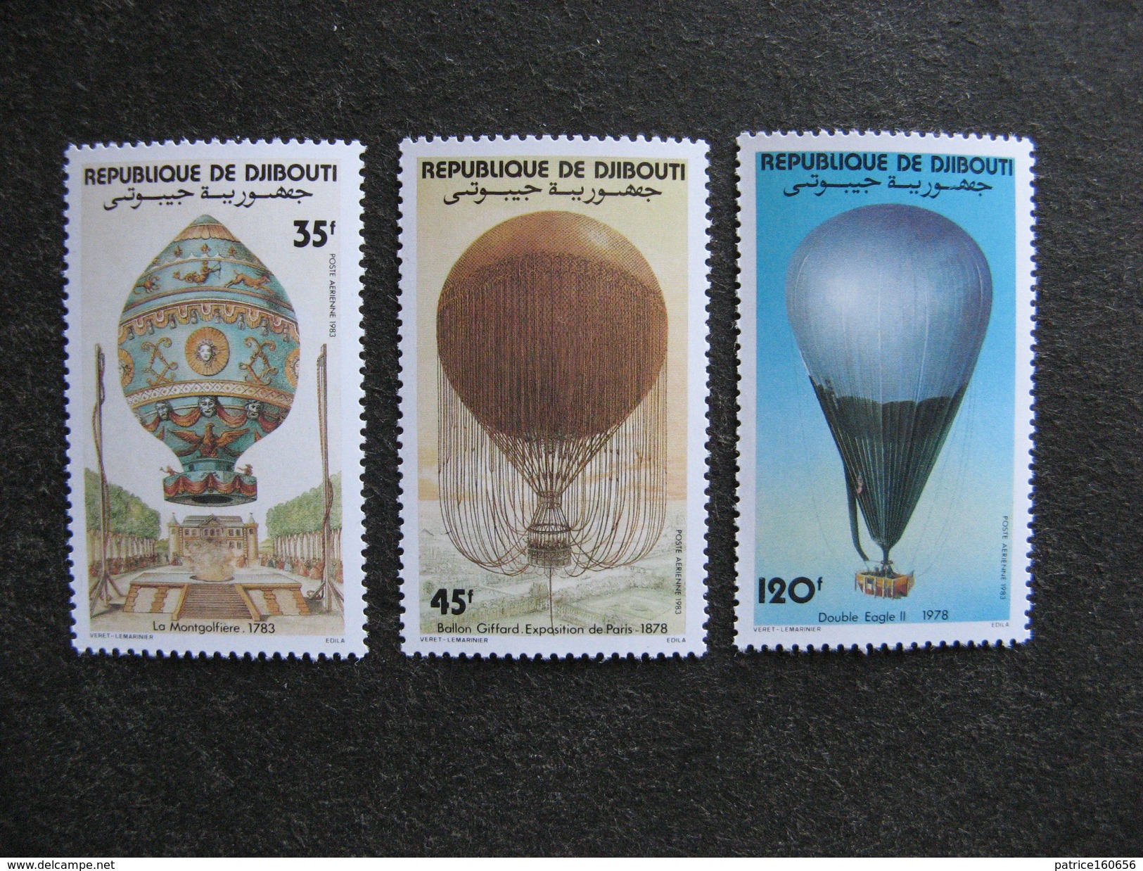Djibouti : TB Série PA N° 178 Au N° 180, Neufs XX. - Djibouti (1977-...)