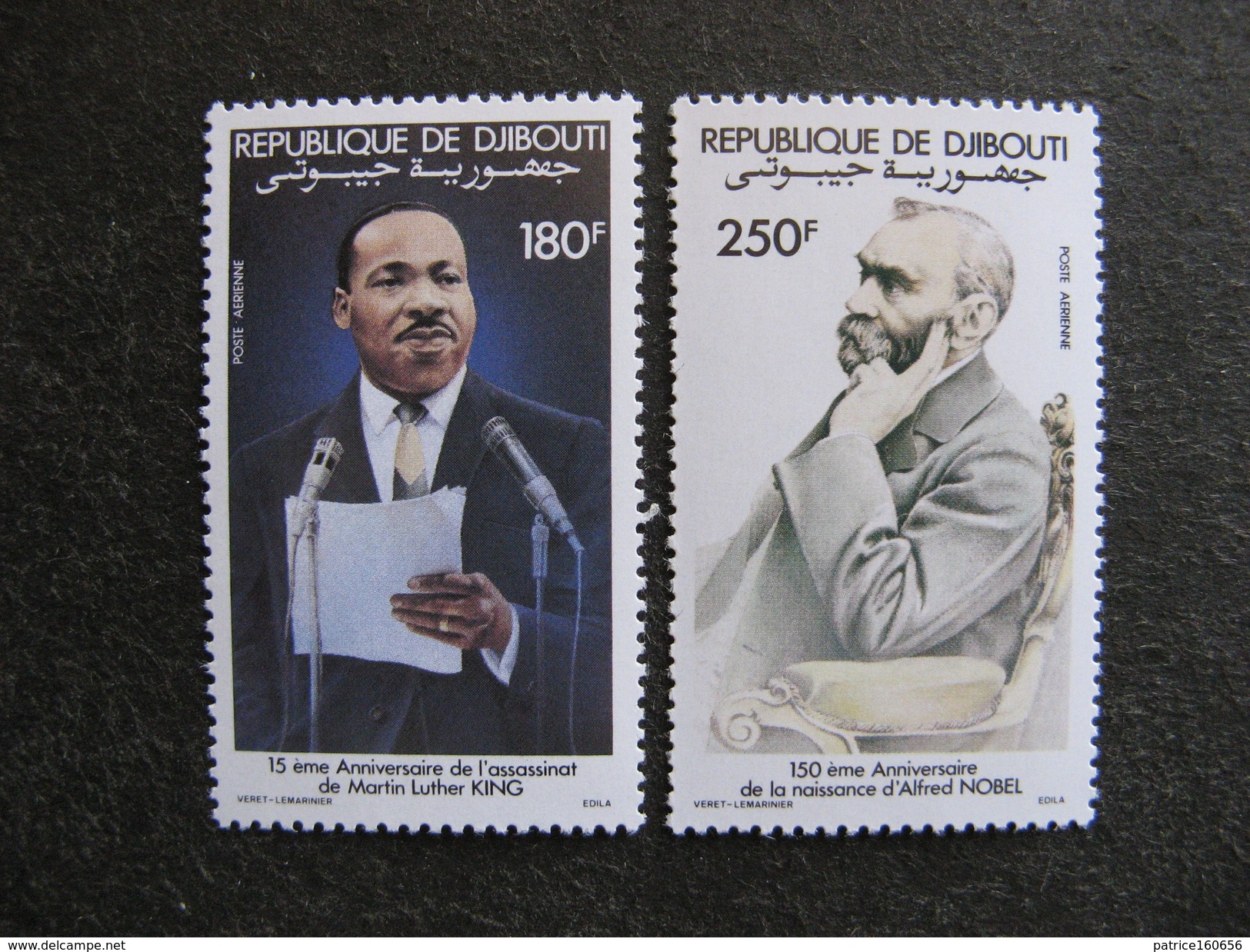 Djibouti : TB Paire  PA N° 186 Et 187, Neufs XX . - Djibouti (1977-...)