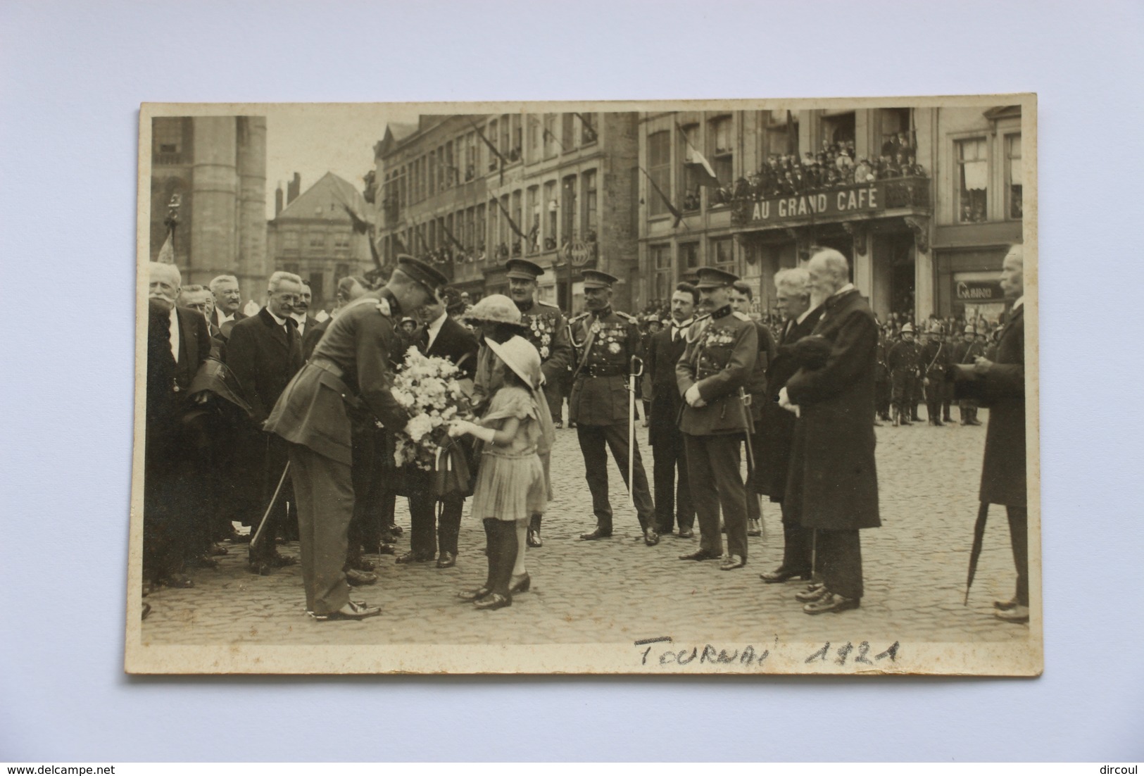 B38   -   Le  Roi  Albert    à  Tournai  Carte  Photo - Tournai