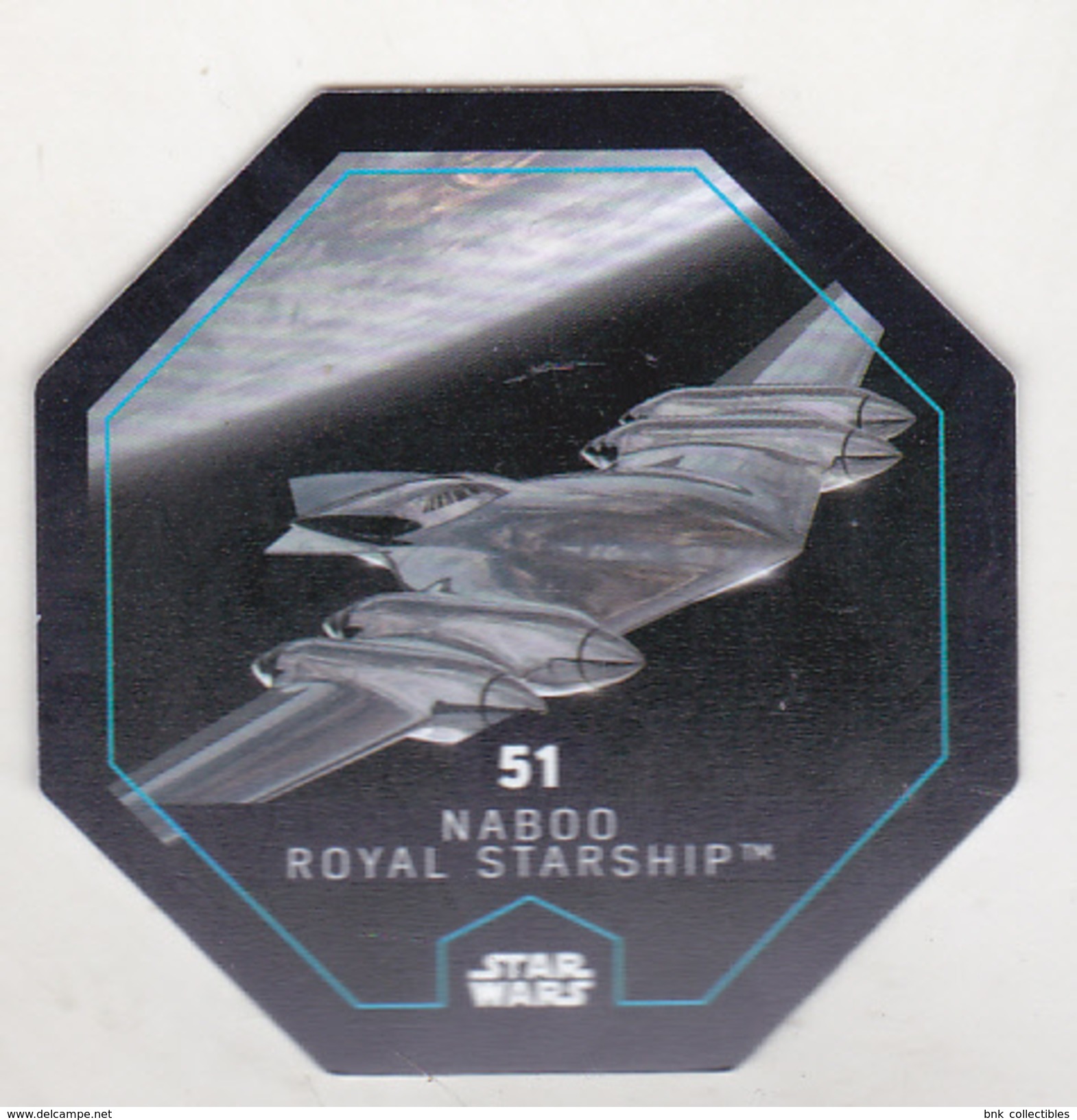 Romania Star Wars Trading Gard Carrefour - 51 Naboo Royal Starship - Star Wars