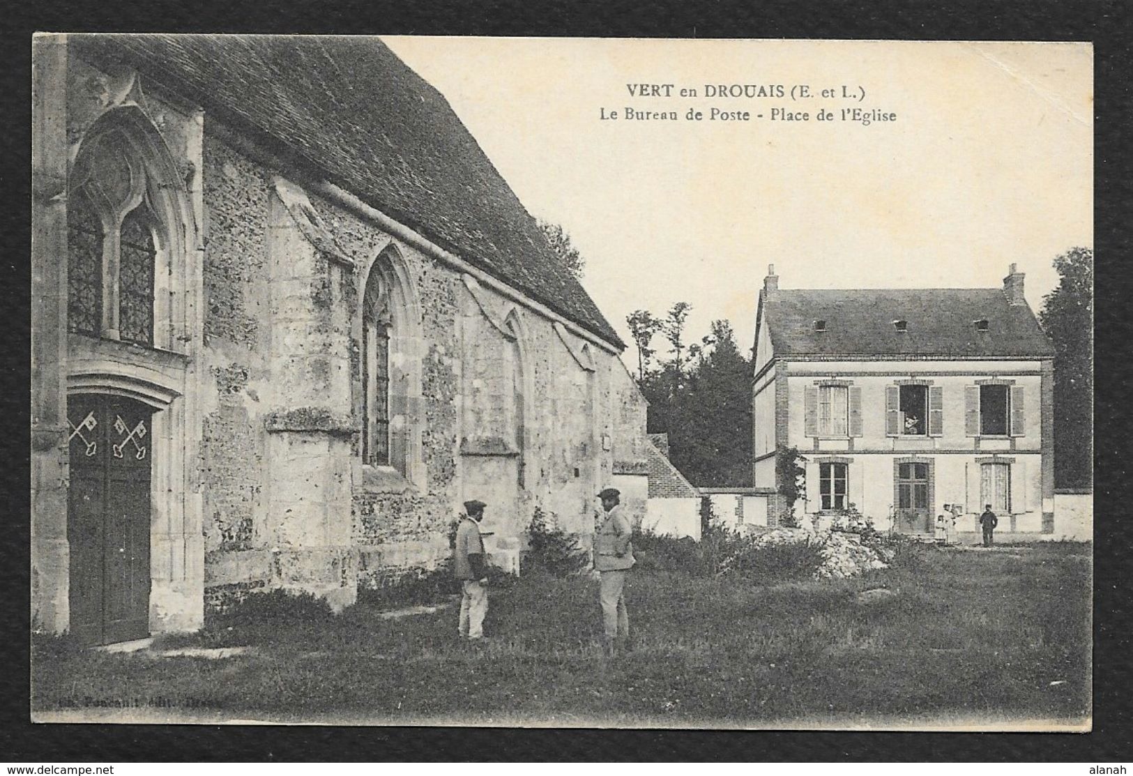 VERT En DROUAIS La Poste Place De L'Eglise (Foucault) Eure (27) - Altri & Non Classificati