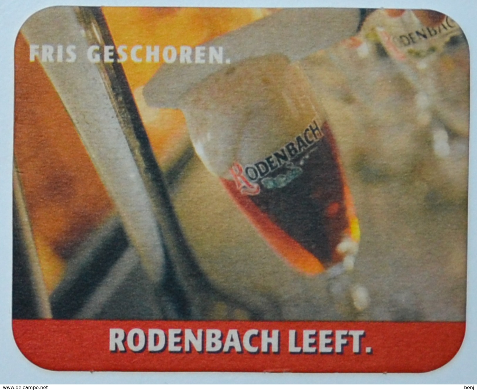 Sous-bock RODENBACH Fris Geschoren Rodenbach Leeft Bierdeckel Bierviltje Coaster (CX) - Sous-bocks