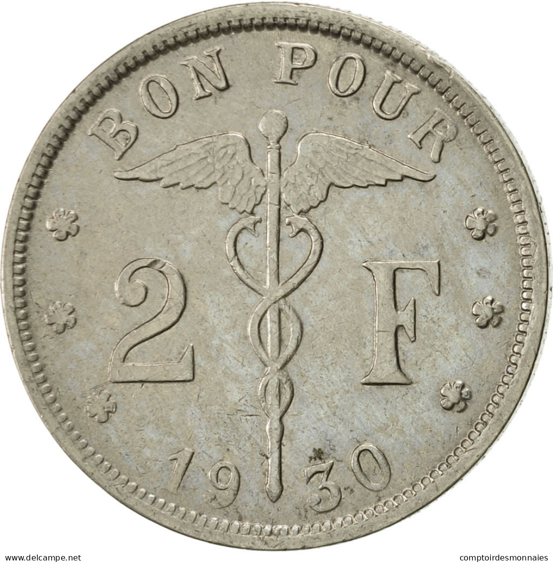 Monnaie, Belgique, 2 Francs, 2 Frank, 1930, SUP, Nickel, KM:91.1 - 2 Frank