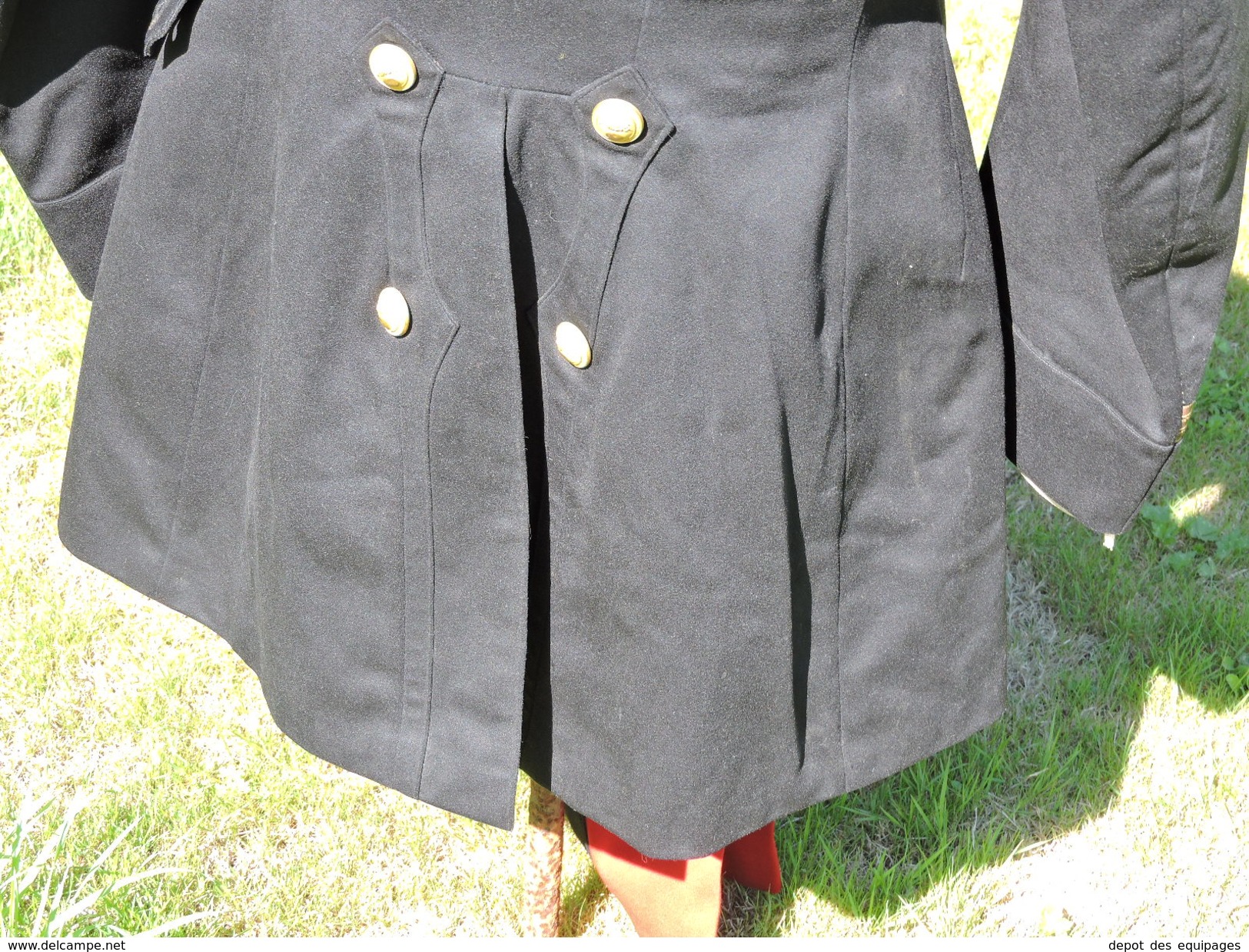 BEL UNIFORME MODELE 1931 GRANDE TENUE CAPITAINE INFANTERIE- VESTE + PANTALON + EPAULETTES