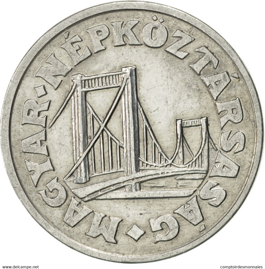 Monnaie, Hongrie, 50 Fillér, 1975, Budapest, SUP, Aluminium, KM:574 - Hongrie