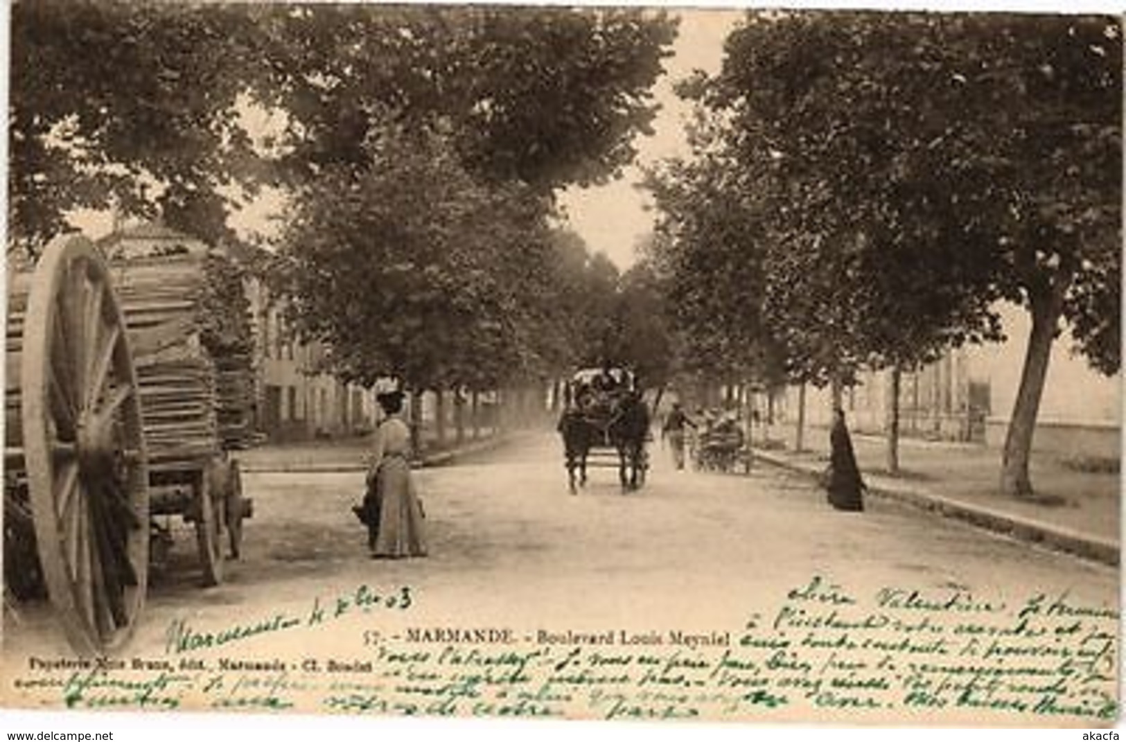 CPA Marmande - Boulevard Louis Meyniel (251371) - Autres & Non Classés