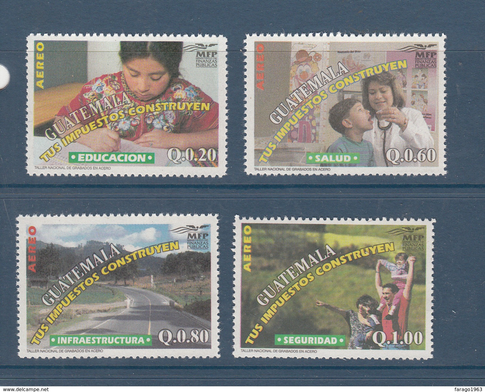 1997 Guatemala Public Finance  Health Doctor Complete  Set Of  4 MNH - Guatemala