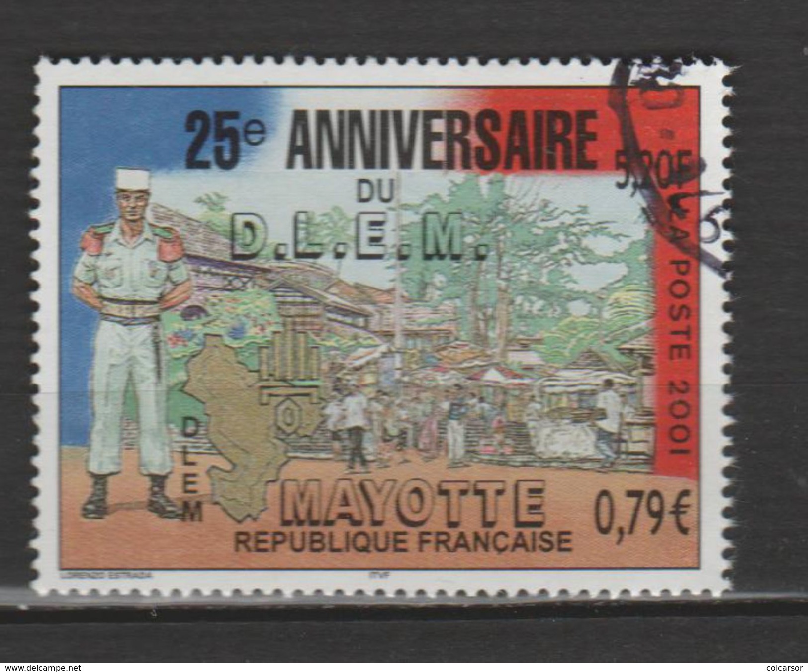 MAYOTTE ,N°103 "25eme ANNIVERSAIRE DU D.L.E.M." - Usati