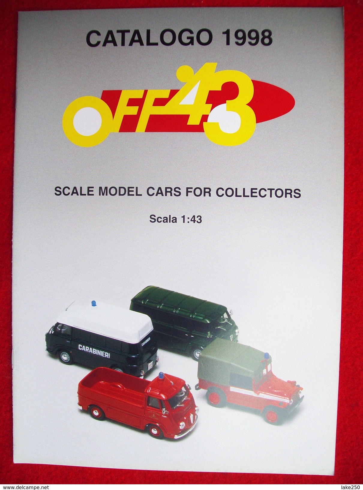 CATALOGO OFF 43 AUTOMODELLI IN SCALA 1/43   1998  PERFETTO - Italy