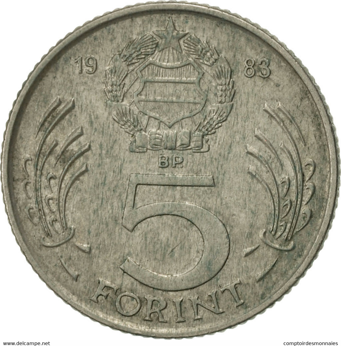 Monnaie, Hongrie, 5 Forint, 1983, Budapest, TTB+, Copper-nickel, KM:635 - Hungary