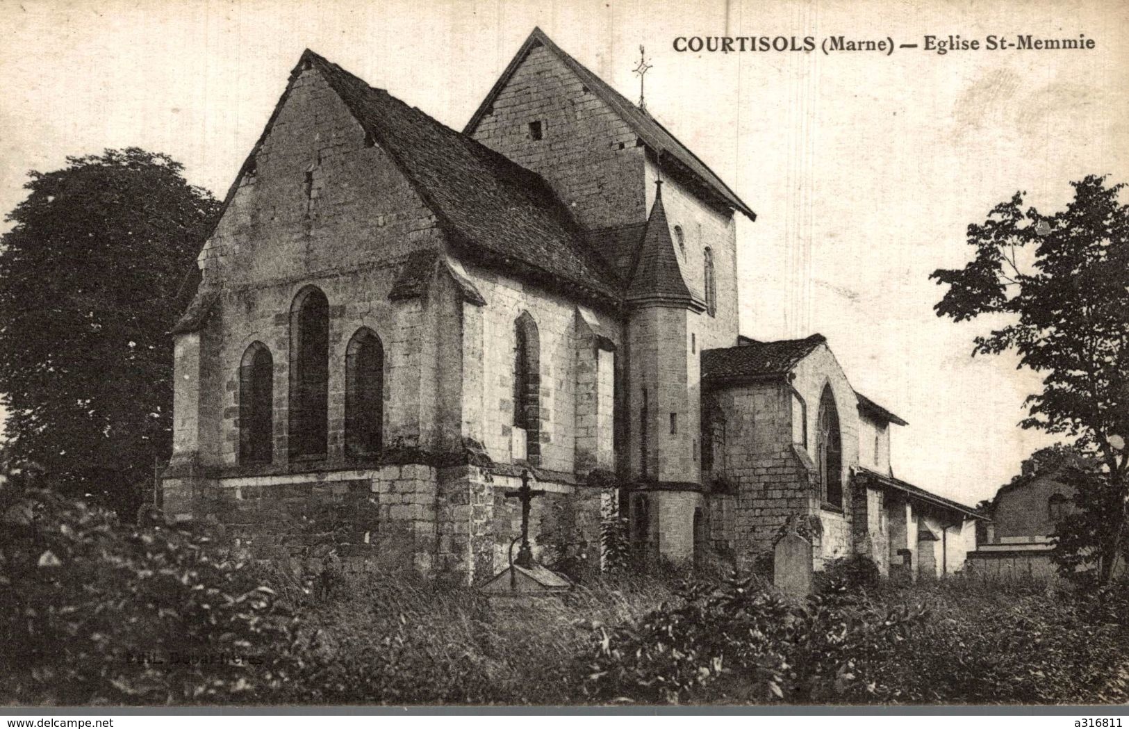 COURTISOLS EGLISE ST MEMMIE - Courtisols