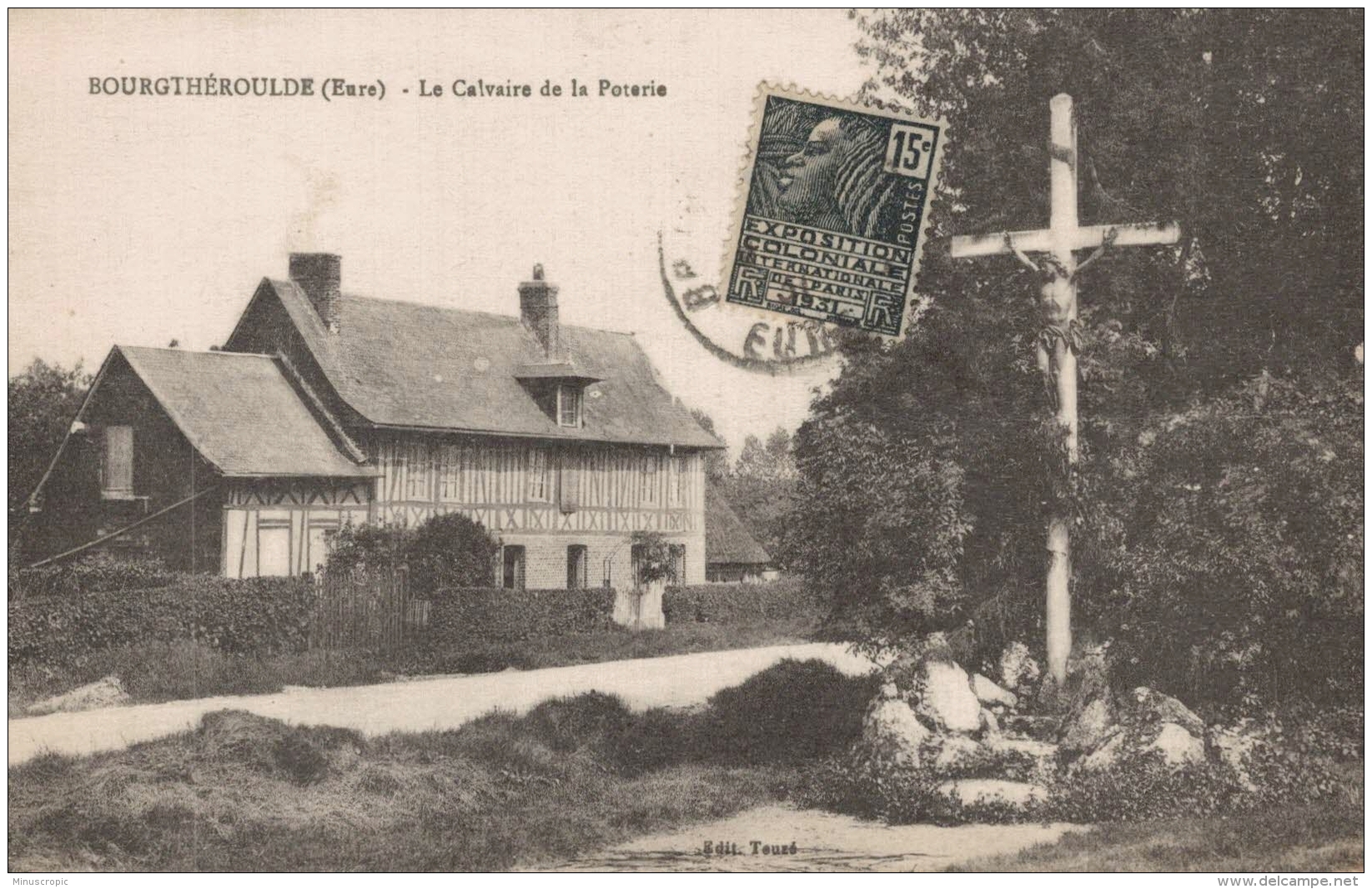 CPA 27 - Bourgtheroulde - Le Calvaire De La Poterie - Bourgtheroulde