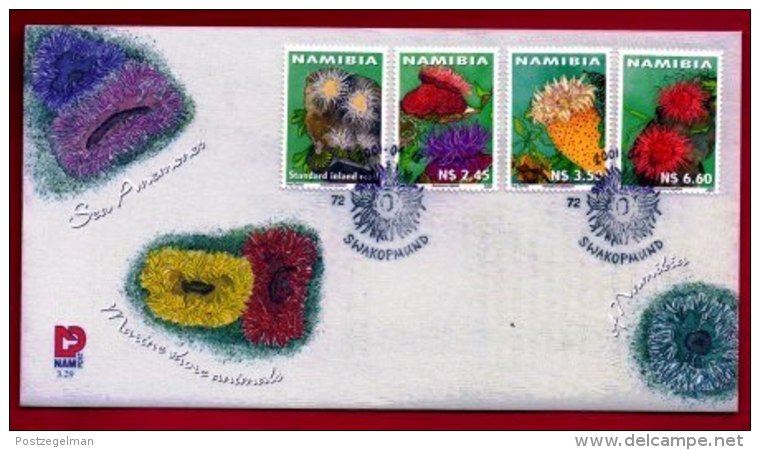 NAMIBIA, 2001, Mint F.D.C. Sea Anemones, MI Nr. 3-29, F3655 - Namibië (1990- ...)