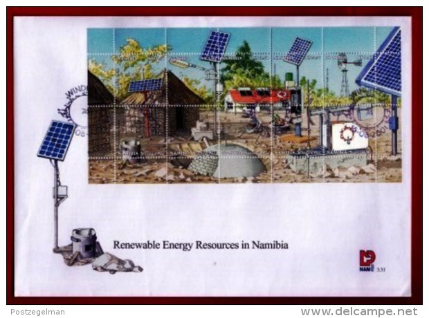 NAMIBIA, 2001, Mint F.D.C. Renewal Energy Resources, MI Nr. 3-31ms, F3657 - Namibia (1990- ...)