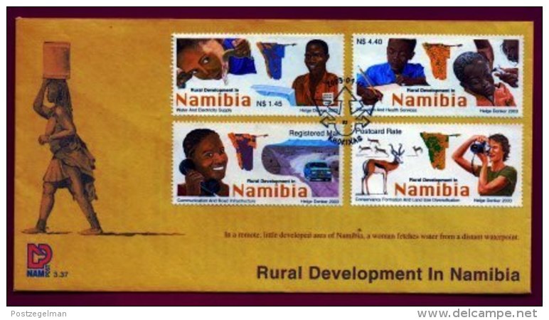 NAMIBIA, 2003, Mint F.D.C. Rural Development, MI Nr. 3-37, F3664 - Namibië (1990- ...)