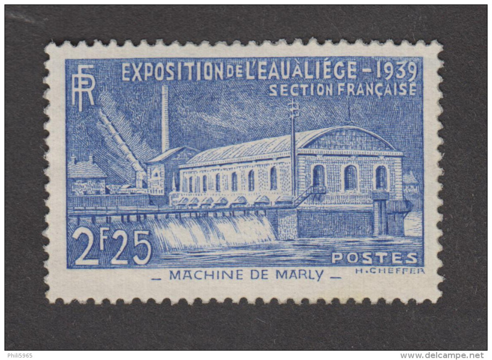 France -  Expo De L'eau à Liège N°430 ** Neuf Sans Charnière - Côte Yvert : 37 Euros - 1939 - TB - Ongebruikt