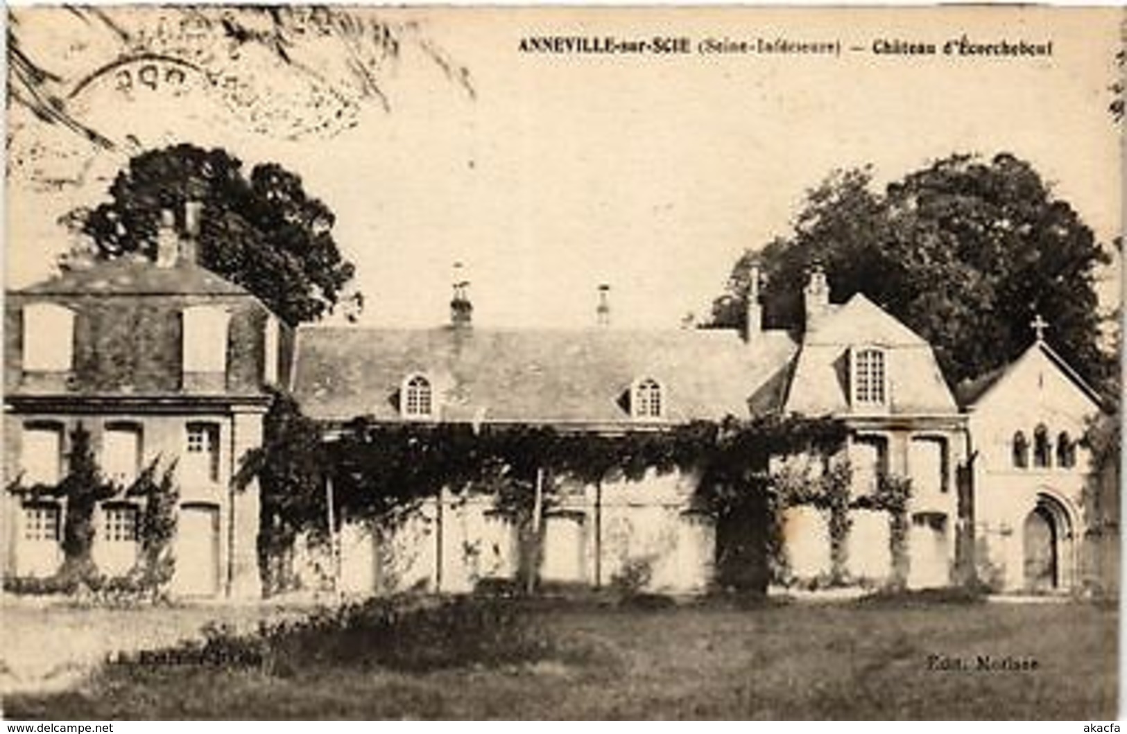 CPA ANNEVILLE-sur-SCIE - Chateau D'Écorchebouef (199587) - Autres & Non Classés