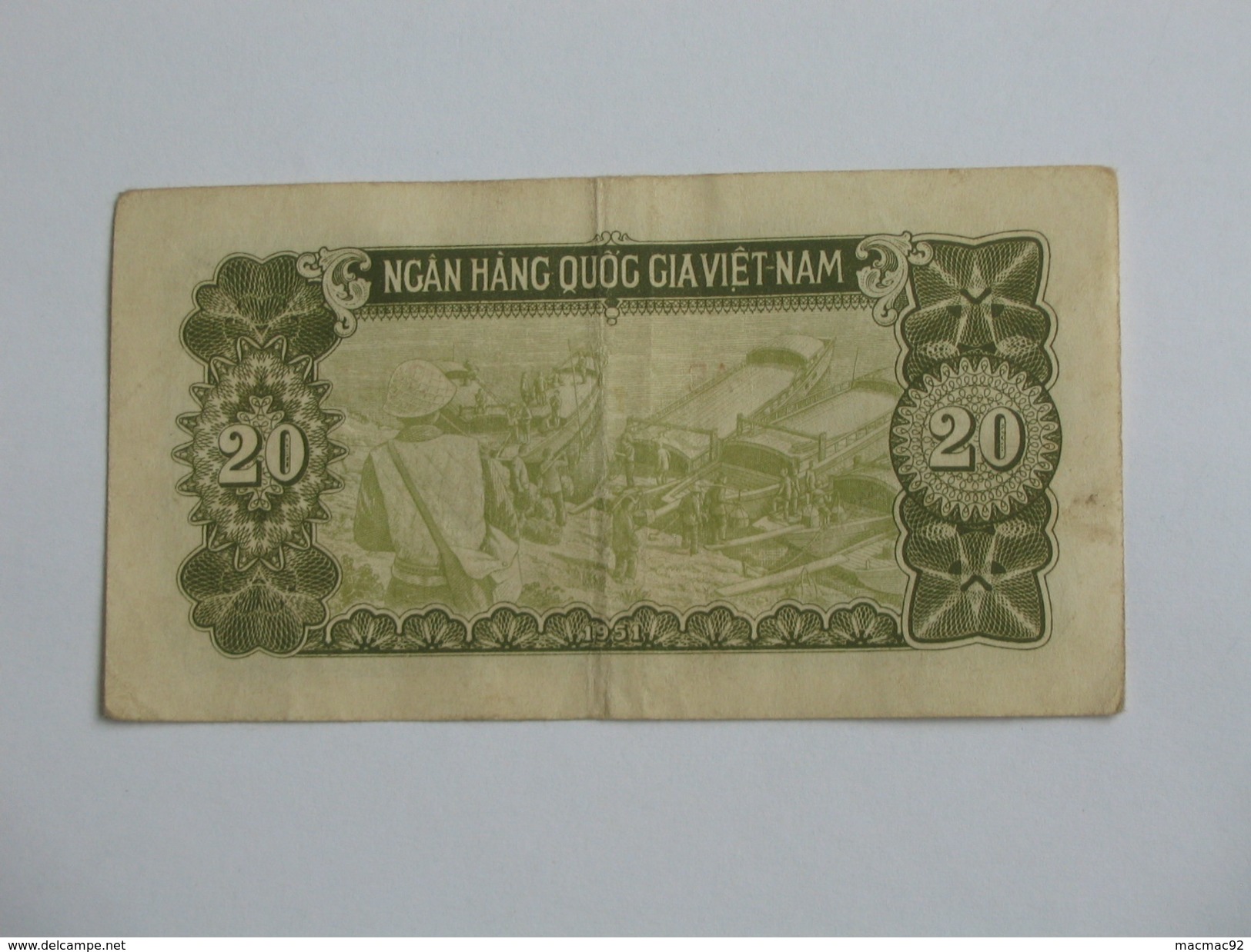 20 - Hai Muoi DÖNG 1951  - VIET-Nam   ***** EN ACHAT IMMEDIAT ***** - Vietnam