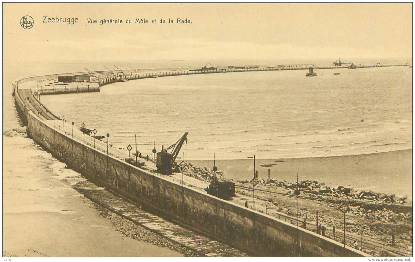 ZEEBRUGGE - Vue Générale Du Môle Et De La Rade - Zeebrugge