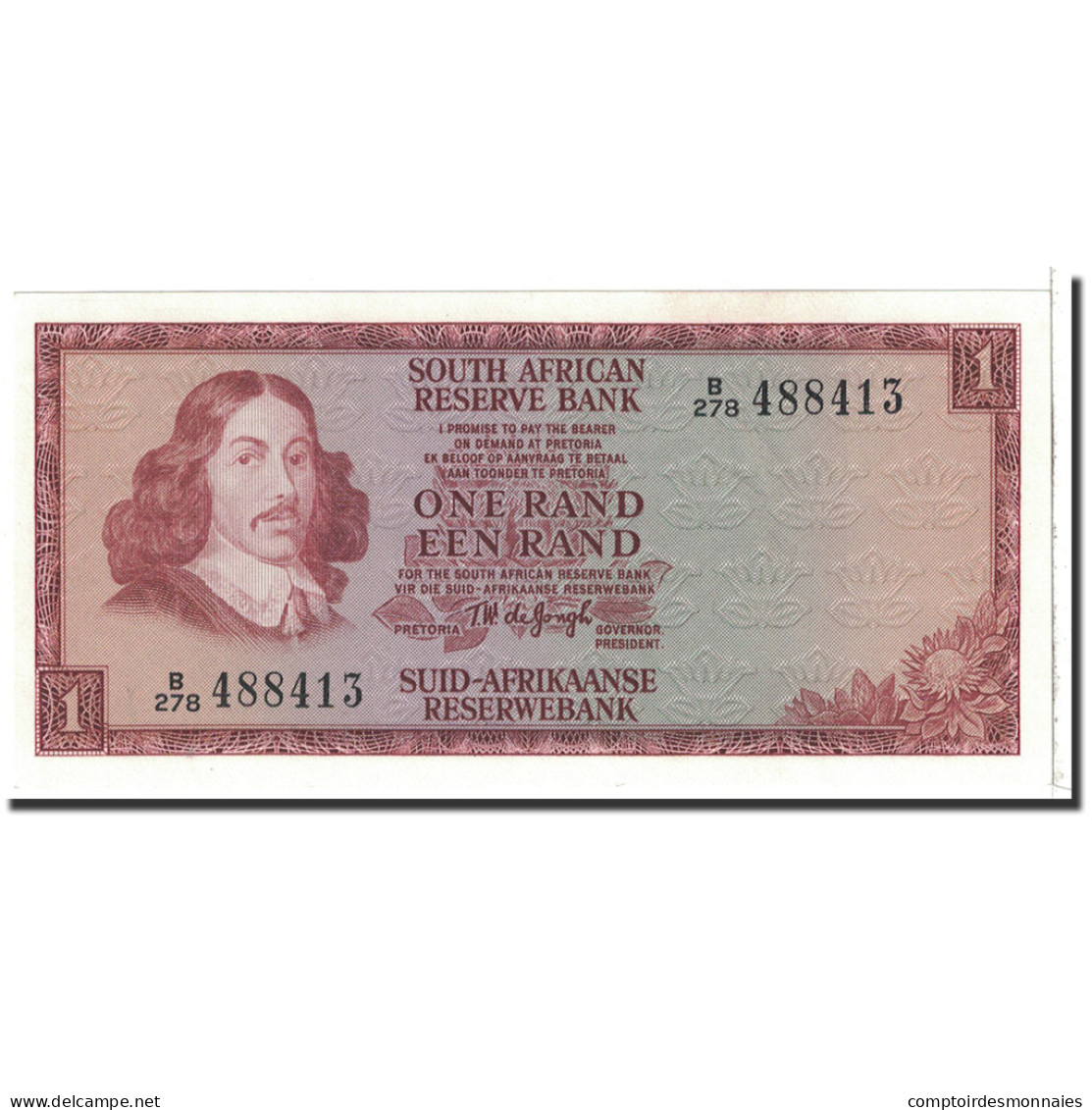 Billet, Afrique Du Sud, 1 Rand, 1967, Undated, KM:109b, NEUF - Afrique Du Sud