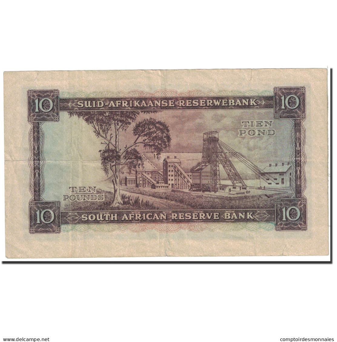 Billet, Afrique Du Sud, 10 Pounds, 1955, 1955-08-10, KM:99, TTB - South Africa