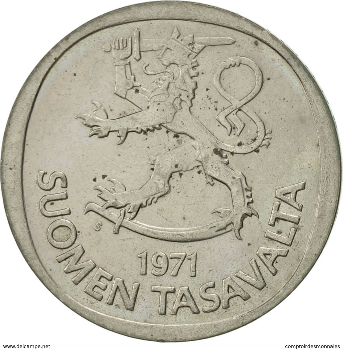Monnaie, Finlande, Markka, 1971, SUP, Copper-nickel, KM:49a - Finlande