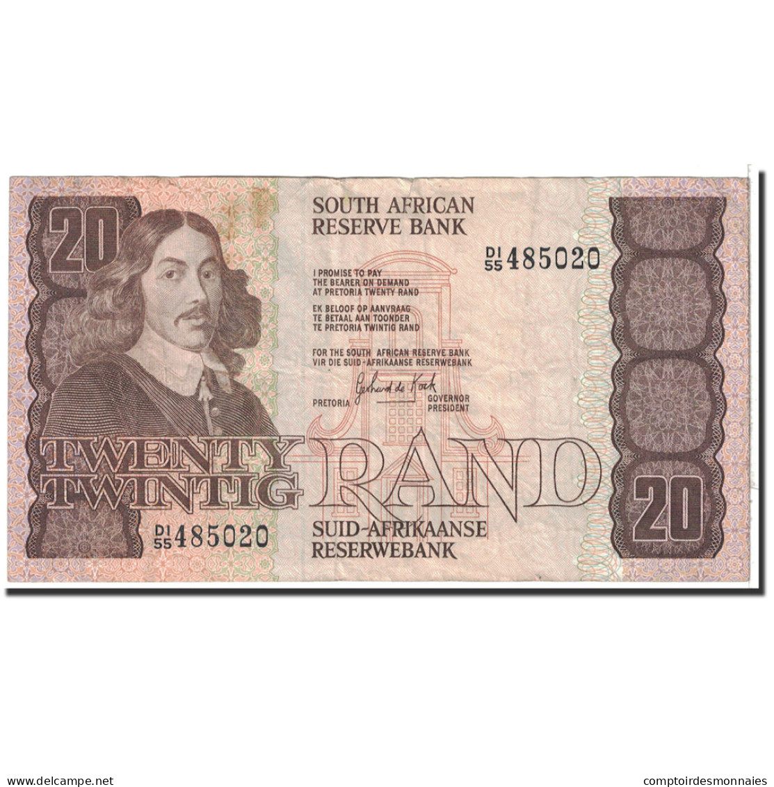 Billet, Afrique Du Sud, 20 Rand, 1981, Undated, KM:121b, TTB - Afrique Du Sud