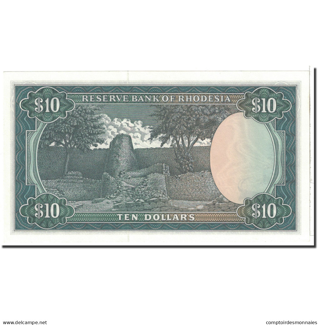 Billet, Rhodésie, 10 Dollars, 1979, 1979-01-02, KM:41a, NEUF - Rhodesien