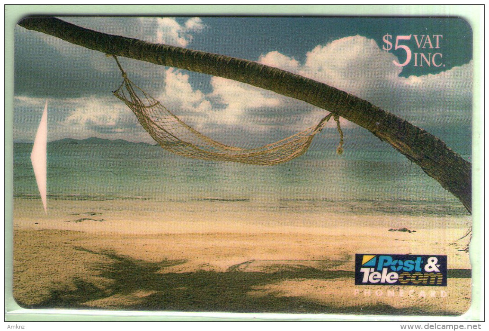 Fiji - 1993 Scenic Issue - $5 Hammock - FIJ-013 - VFU - Fiji