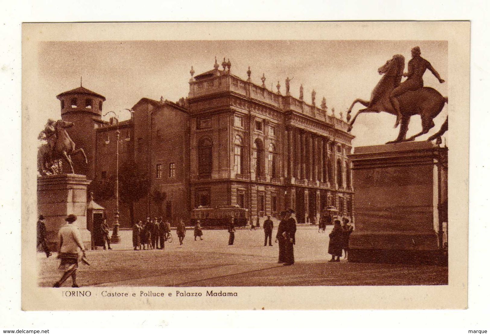 Cpa TORINO Castore E Polluce E Palazzo Madama - Palazzo Madama