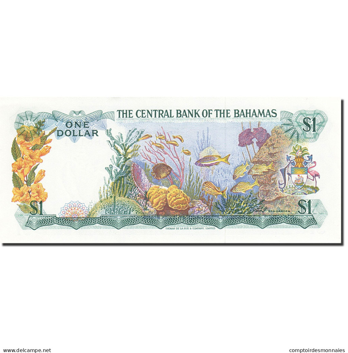 Billet, Bahamas, 1 Dollar, 1974, 1974, KM:35a, SPL - Bahama's