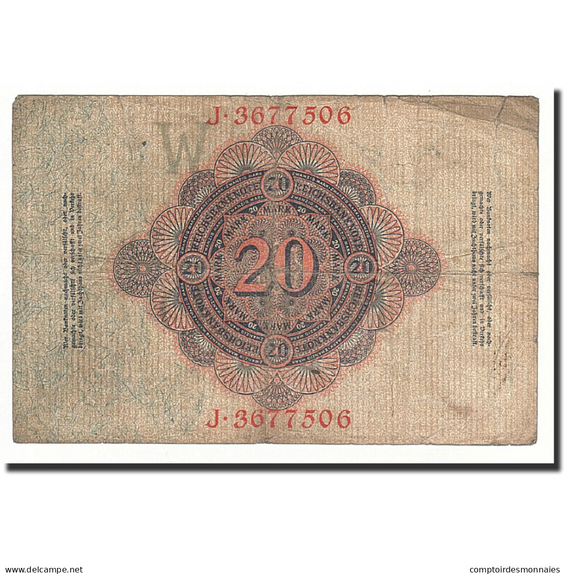 Billet, Allemagne, 20 Mark, 1914-02-19, KM:46b, TB - 20 Mark