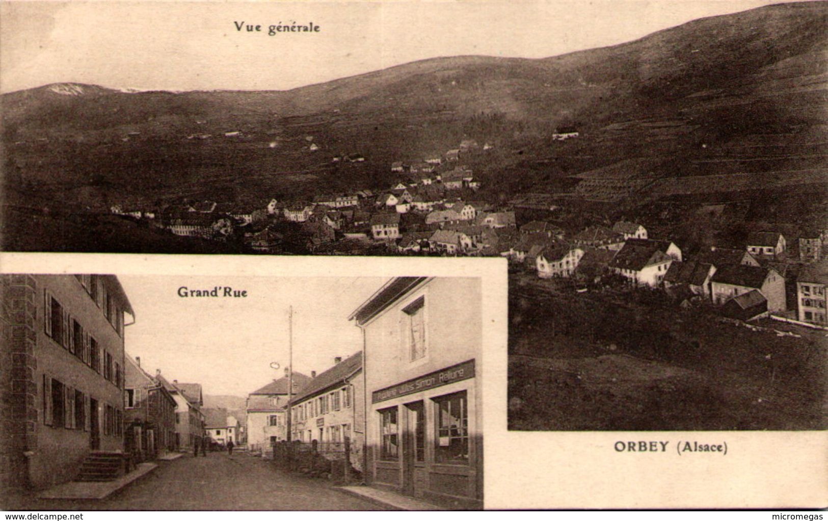 ORBEY - Vue Générale - Grand'Rue - Orbey