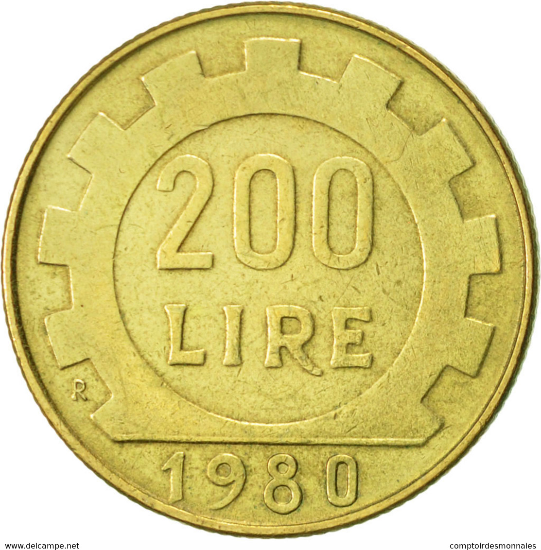 Monnaie, Italie, 200 Lire, 1980, Rome, SUP, Aluminum-Bronze, KM:105 - 200 Lire