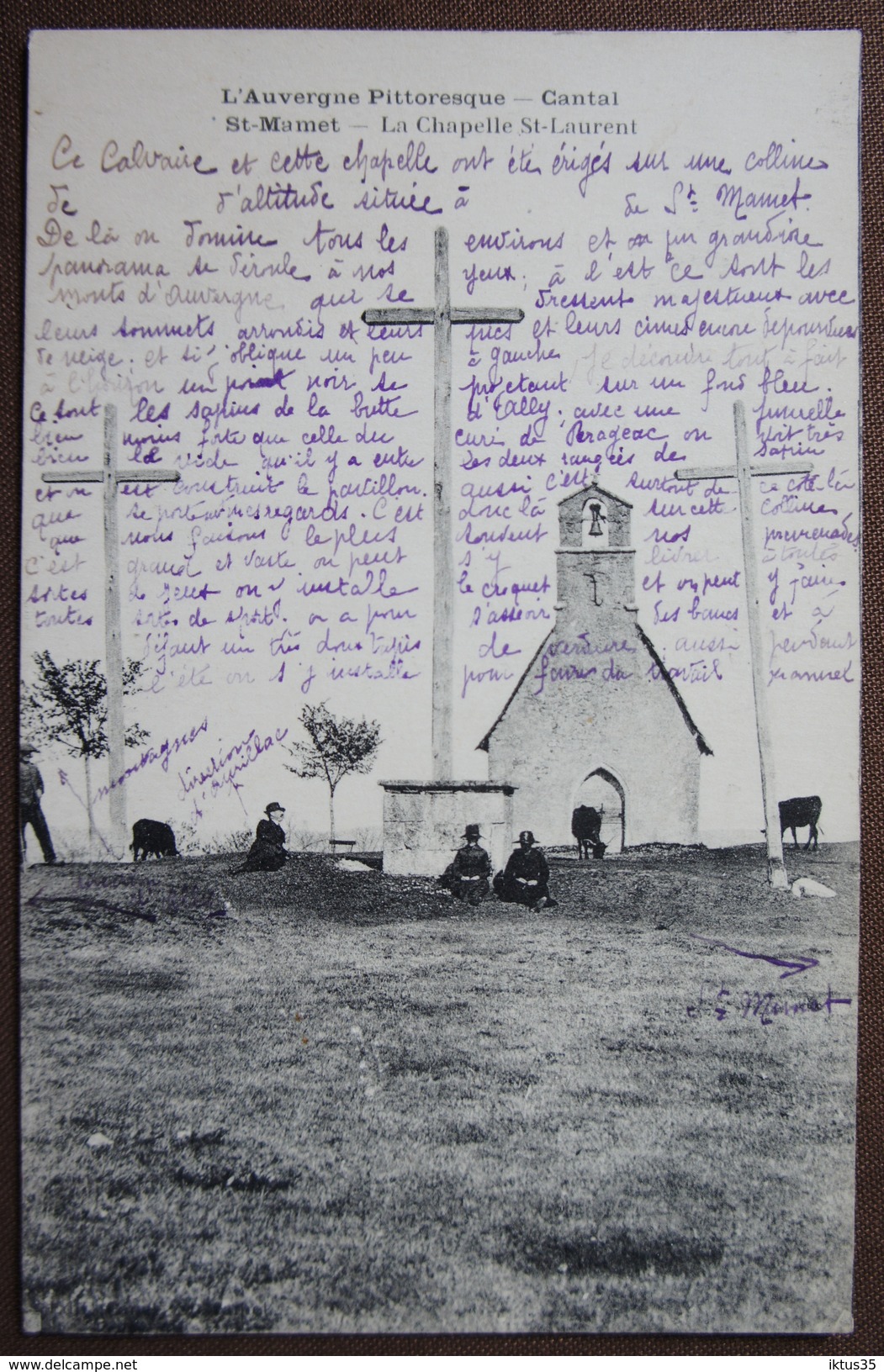 CPA-CANTAL-15-SERIE AUVERGNE PITORESQUE-SAINT MAMET-LA CHAPELLE ST LAURENT - Saint-Mamet-la-Salvetat