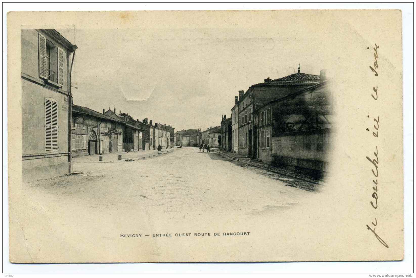 Convoyeur Ligne : NANCY à EPERNAY / Aout 1892 / Sur CPA De REVIGNY , Route De Rancourt  Pour La Belgique - 1877-1920: Semi Modern Period